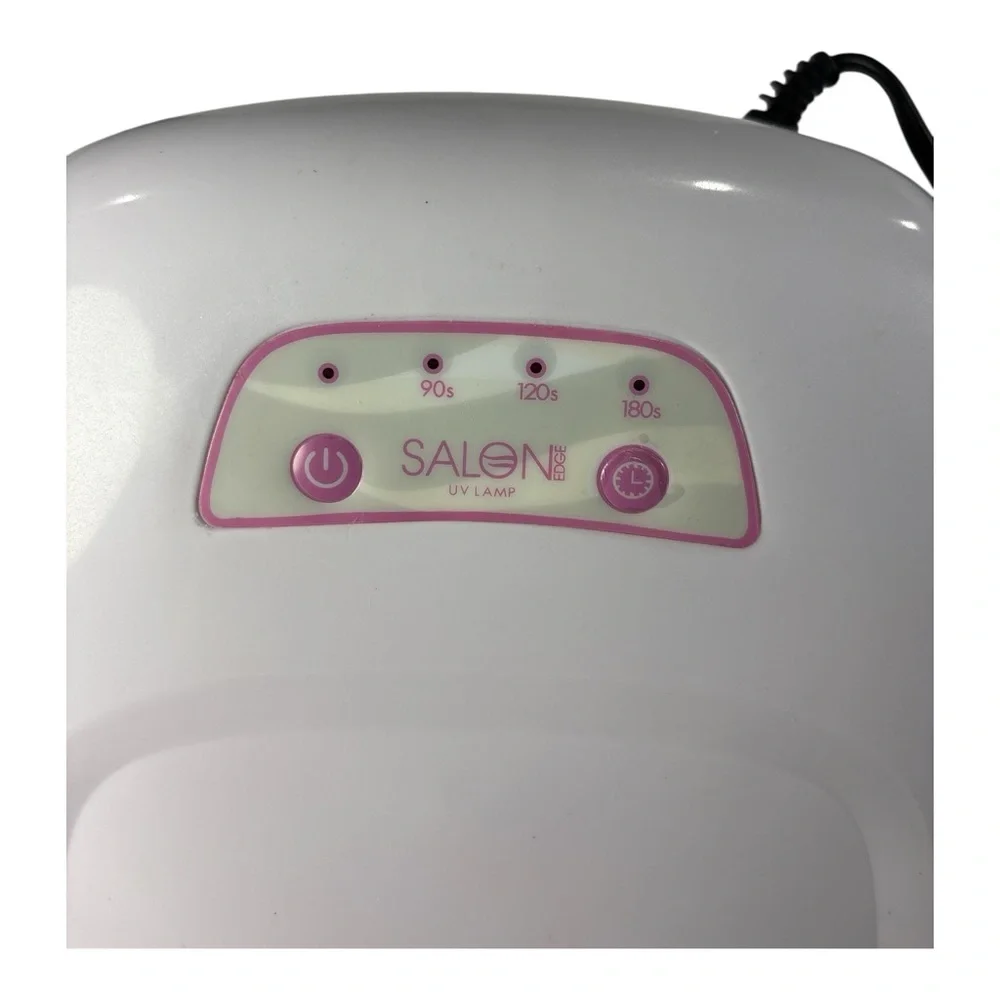 Salon Edge 36 Watt UV Curing Lamp Acrylic Gel Nail Dryer Light Timer - White